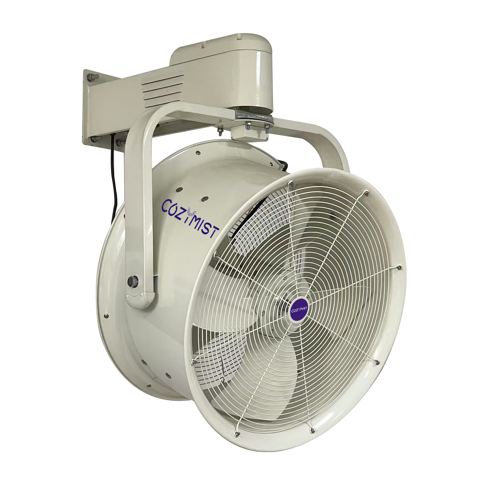 CozyMist industrial wall-mounted misting fan